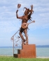 Preview: Court jester garden sculpture rusty